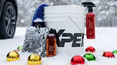 Holiday Bundle, Ceramic Boost, mitt, towel, bucket