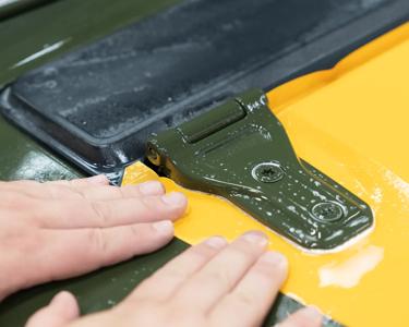 2023 Jeep Wrangler Install Colored PPF XPEL Yellow