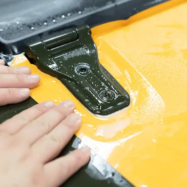 2023 Jeep Wrangler Install Colored PPF XPEL Yellow