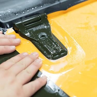 2023 Jeep Wrangler Install Colored PPF XPEL Yellow