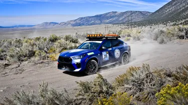 Photography from the 2023 Rebelle Rally featuring Team 205's all new 2024 BMW X2 protected with complete STEALTH PPF and PRIME XR PLUS Window Tint.

This image was provided courtesy of BMW North America.