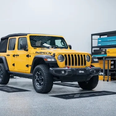 2023 Jeep Wrangler Install Colored PPF XPEL Yellow