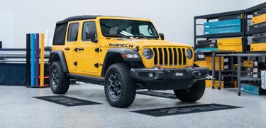 2023 Jeep Wrangler Install Colored PPF XPEL Yellow