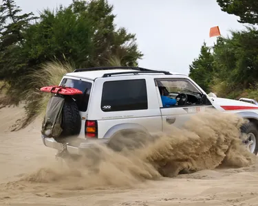 BTS Mercedes and Andy Lilienthal Life in Rally and Adventure Driving