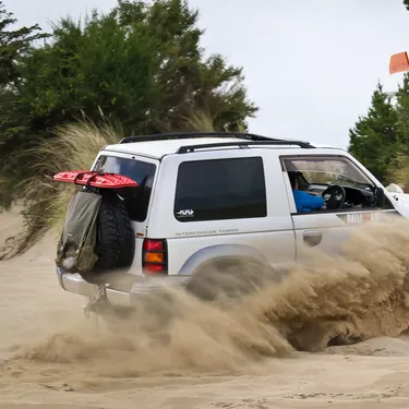 BTS Mercedes and Andy Lilienthal Life in Rally and Adventure Driving